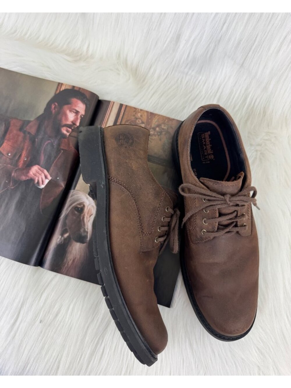 Timberland Concourse Bucks Waterproof Oxford Lace Up 56583 Men's Sz US 10M Brown